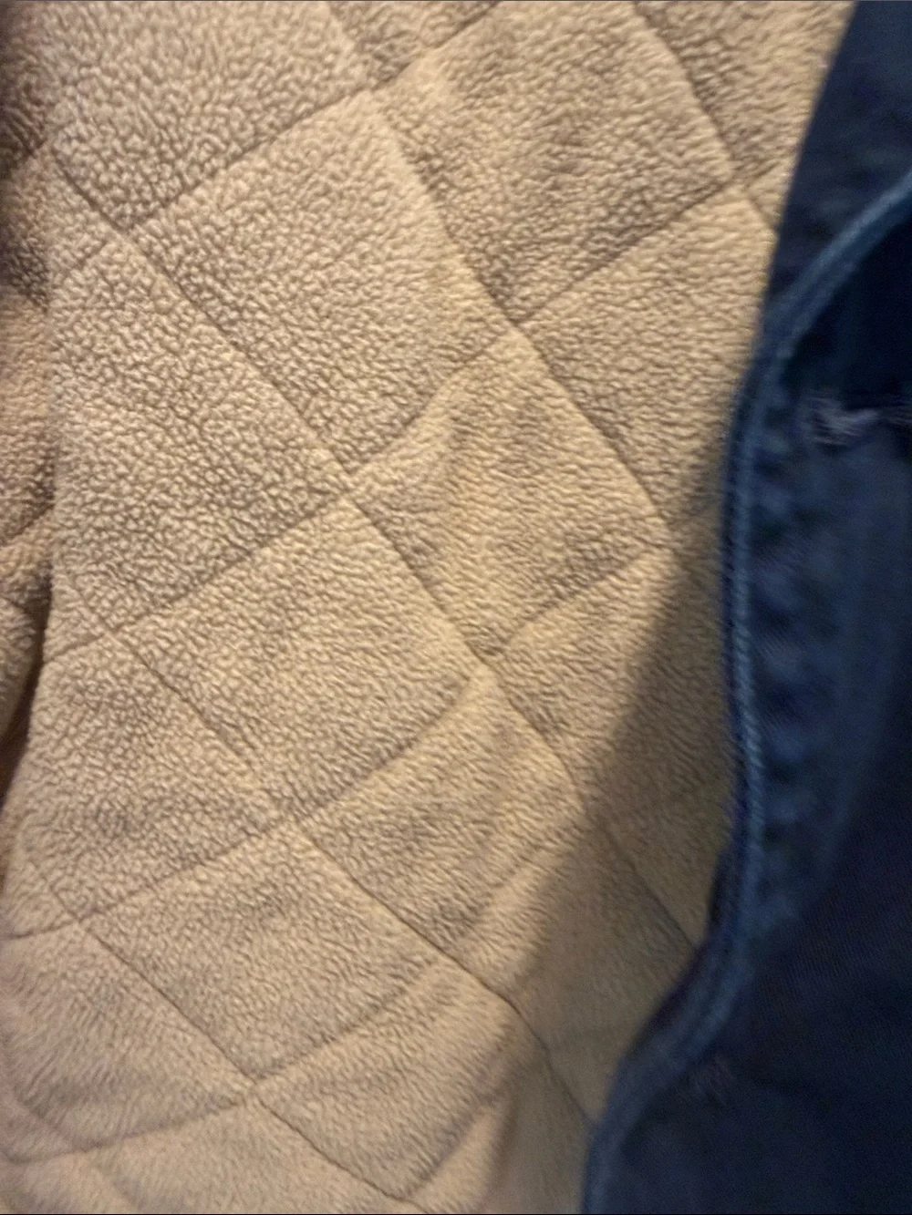 Gymboree Navy Lined Jacket with Tan Corduroy Collar Boys 7/8